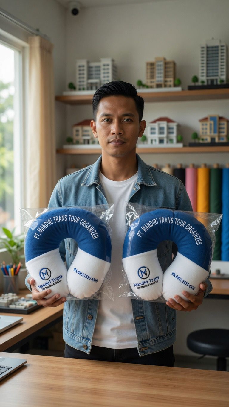 bantal custom untuk gift perusahaan jakarta